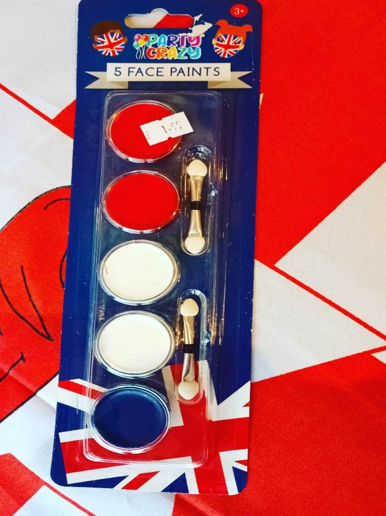 Red White Blue Face Paint