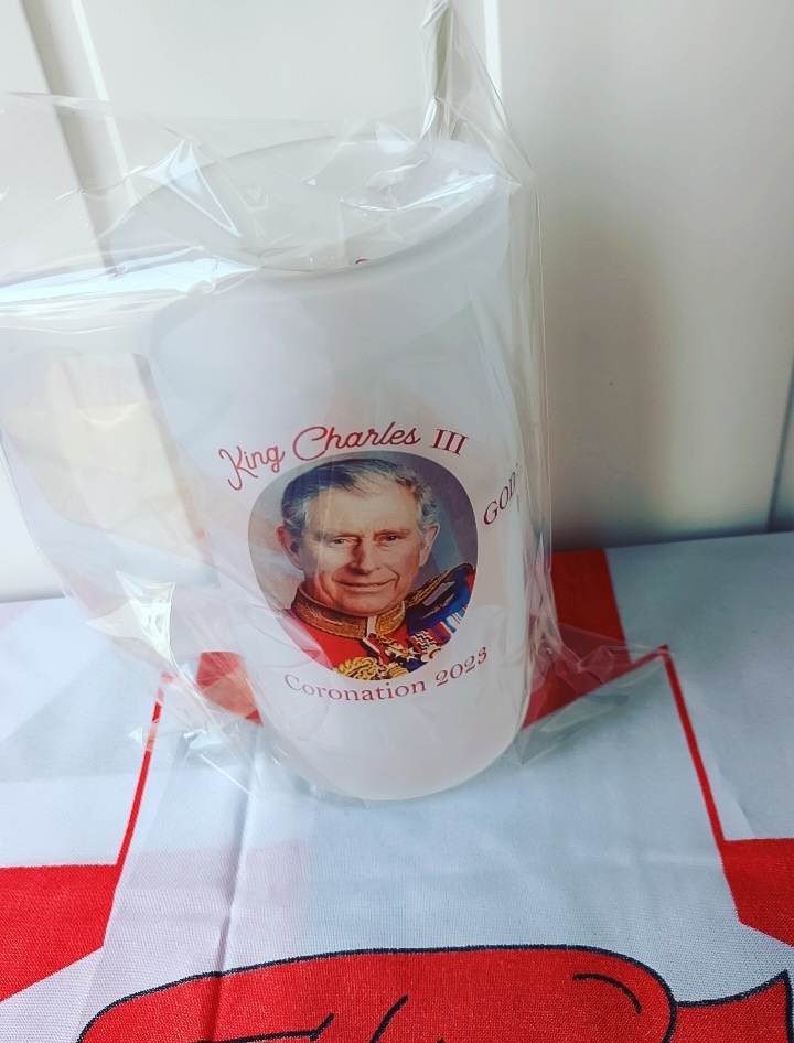 King Charles Coronation Pint Glass