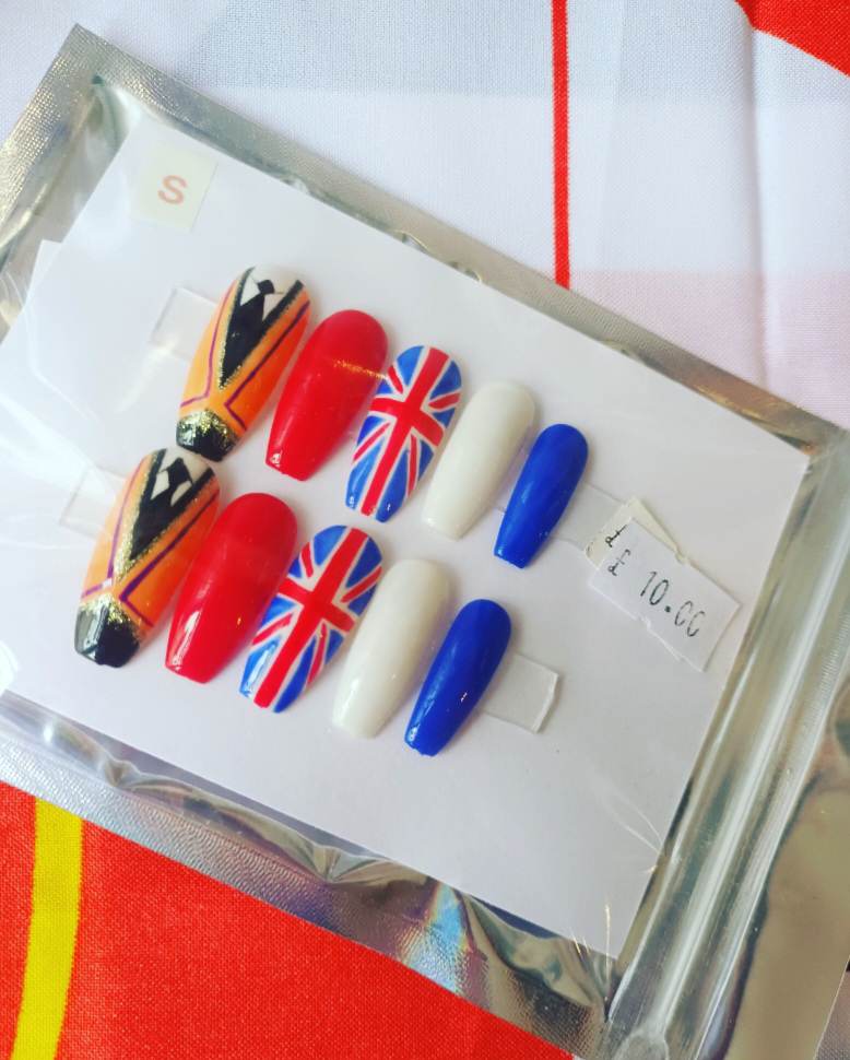 Orange Order Nails