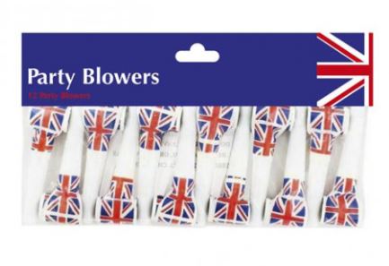 Union Jack Party Blowers